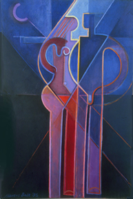 Painting:  Adam and Eve 3
